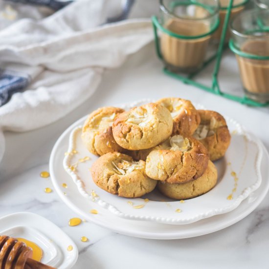 Orange Blossom Honey Almond Cookies