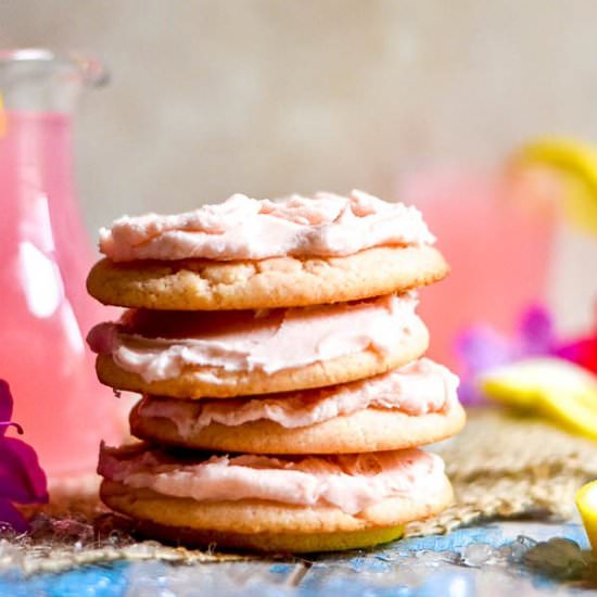 Pink Lemonade Cookies