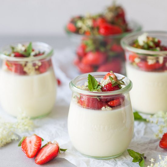 Elderflower Panna Cotta