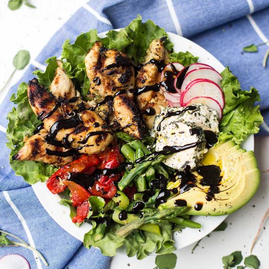 Lemon Chicken Spring Salad