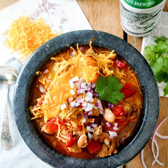 Chicken Chili With Tomatoes