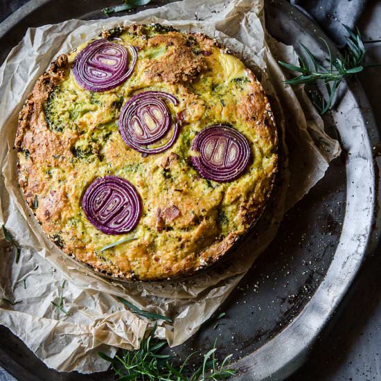 Low-Carb Broccoli Cake