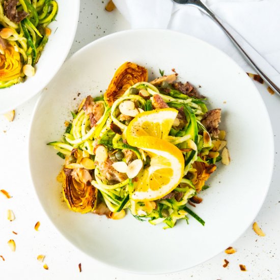 Mediterranean Summer Zoodle Pasta