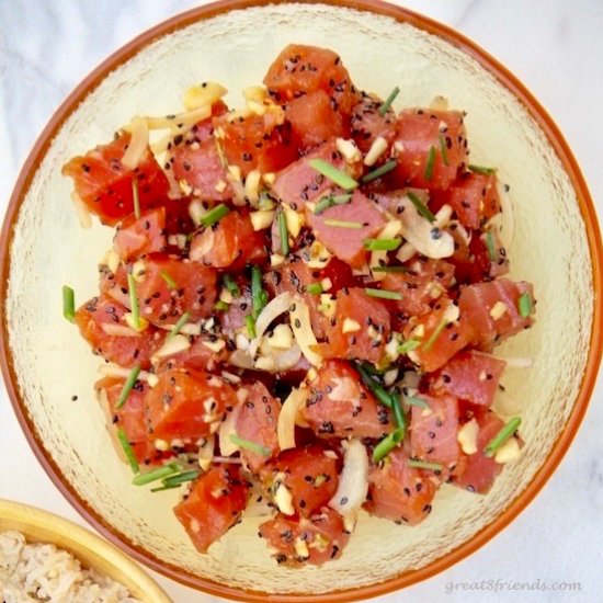 Ahi Poke (Hawaiian Tuna Tartare)