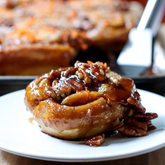 Vegan Carrot Cake Sticky Buns