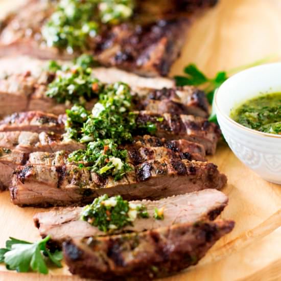 Classic Argentine Chimichurri Steak