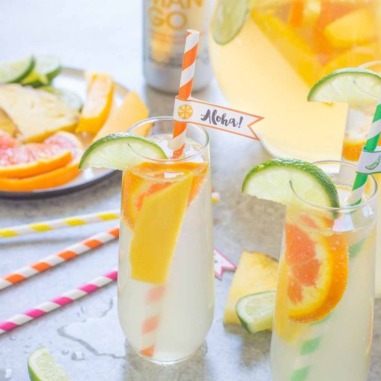 Tropical Orange Mango Sangria