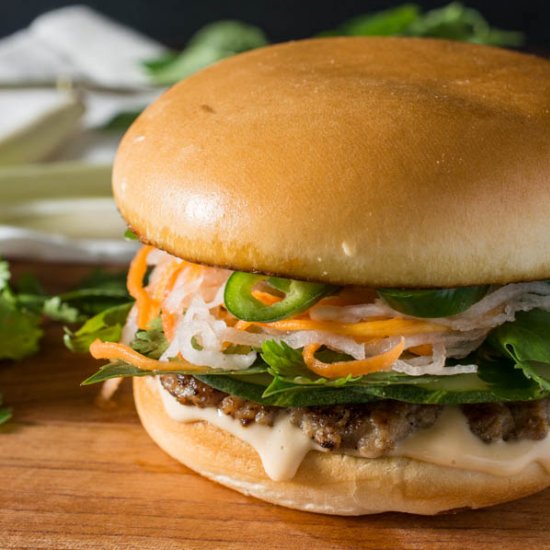 Vietnamese Lemongrass Pork Bahn Mi