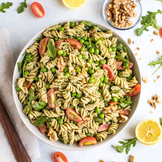 Vegan Pesto Pasta Salad