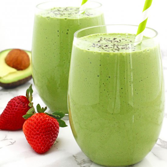 Healthy Avocado Spinach Smoothie