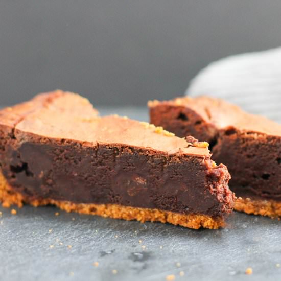 Espresso Brownie Pie