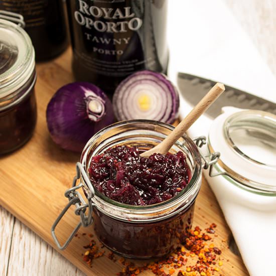 Red onion chutney