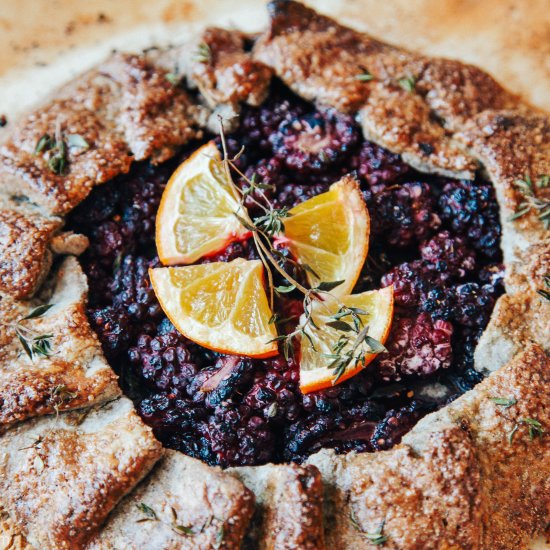 Blackberry Thyme Galette