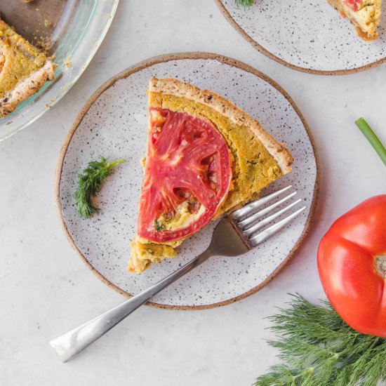 Easy Vegan Quiche (Soy Free)