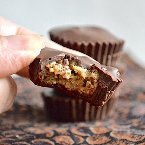 Coconut Almond Chocolate Cups