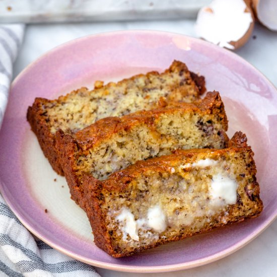 Salted Caramel Banana Bread