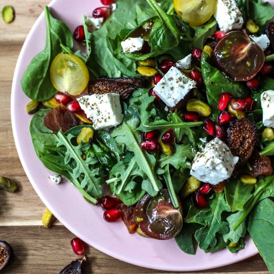 Pistachio, Pomegranate, & Feta Salad