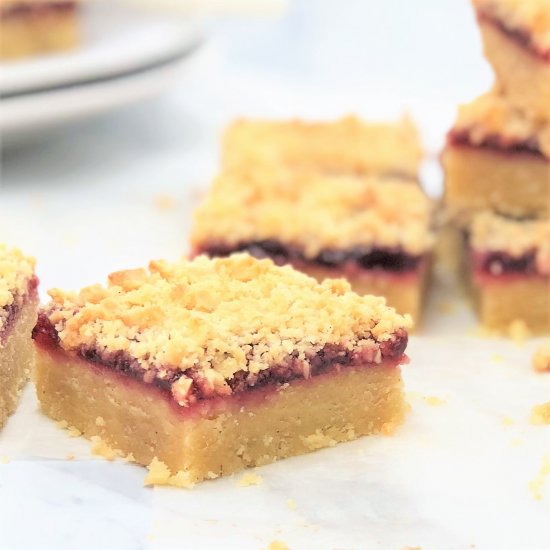 Raspberry Crumble Bars