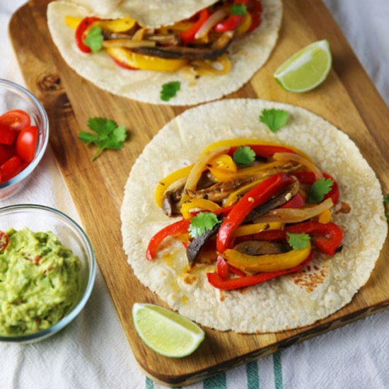 Veggie Fajita Tacos