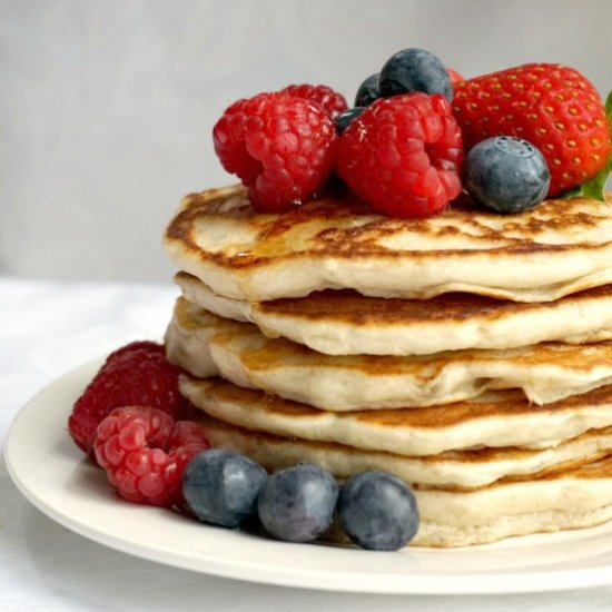 Fluffy Egg-Free Pancakes