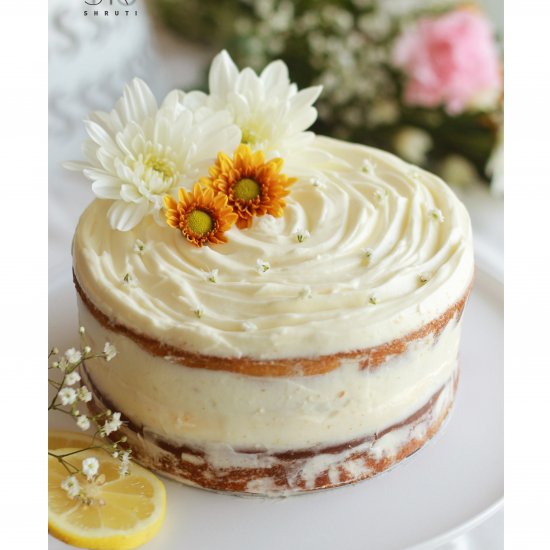 Elderflower Tea and Lemon Cake