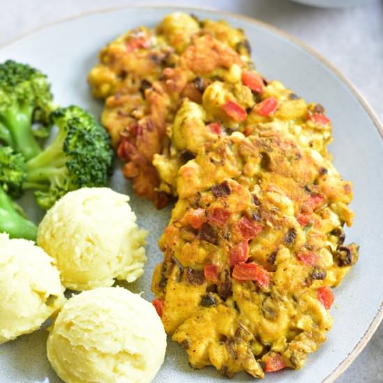 Curried Chicken Cakes