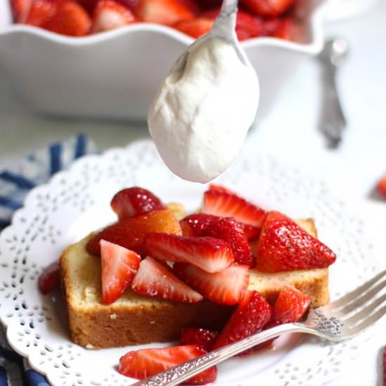 Homemade Strawberry Shortcake