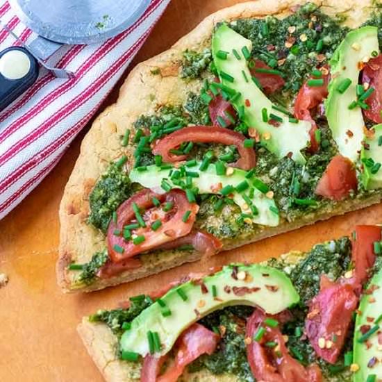 Outrageously Easy Quinoa Pizza Crust