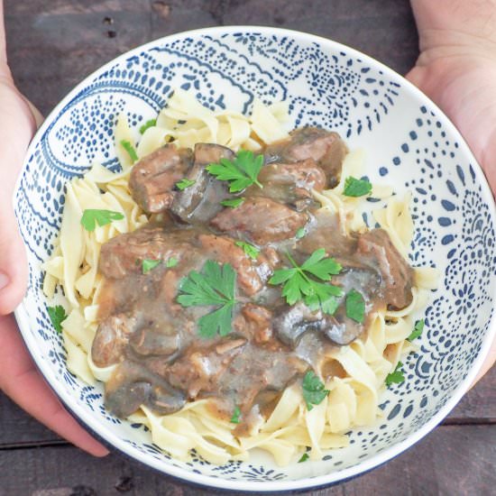 Instant Pot Sirloin Beef Tips