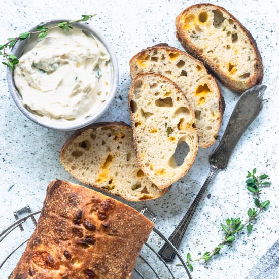 Cheddar Jalapeno Sourdough