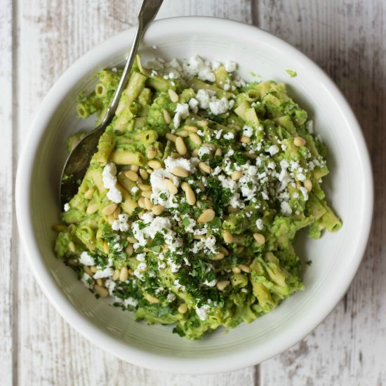 Broccoli Pesto Pasta Salad