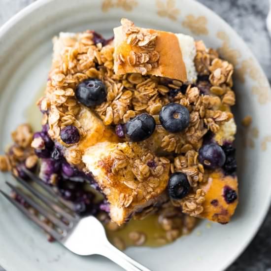 Blueberry Overnight French Toast