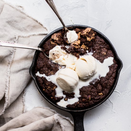 Peanut Butter Stuffed Brownie