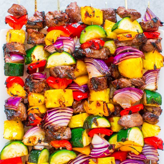 Grilled Steak Kabobs