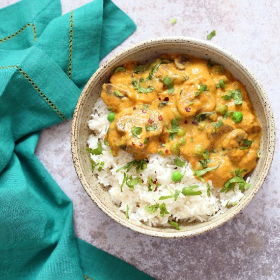 Instant Pot Mushroom Masala