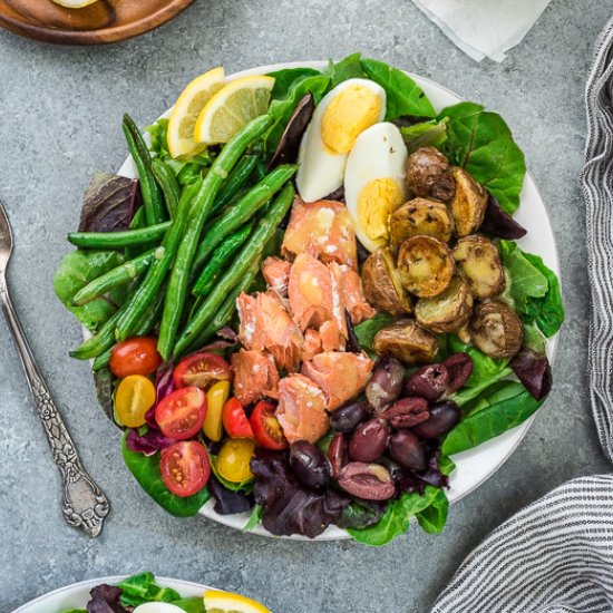 Salmon Nicoise Salad