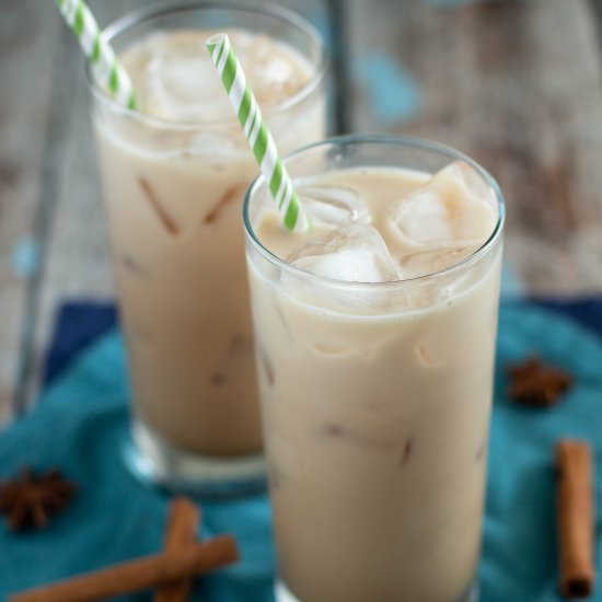 Iced Chai Lattes