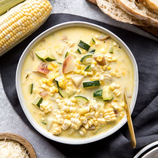 Zucchini Corn Chowder