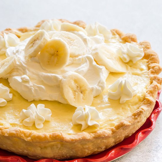 Homemade Banana Cream Pie