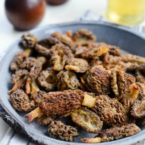 Pan Fried Morel Mushrooms