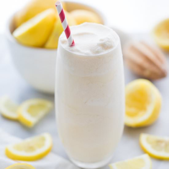 healthy frosted lemonade