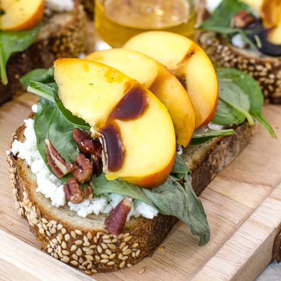 Nectarine Tartine