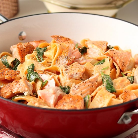 SALMON PAPPARDELLE