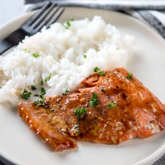 Korean BBQ Grilled Salmon