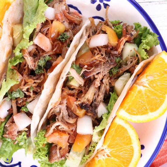 PORK CARNITAS TACOS