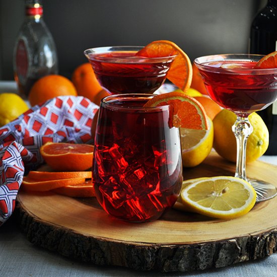 Hibiscus Tea Sangria