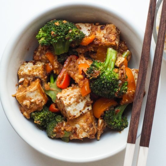 Asian Tofu Veggie Bowls