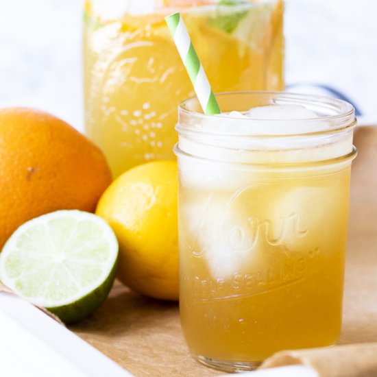 Sparkling Antioxidant Citrus Tea