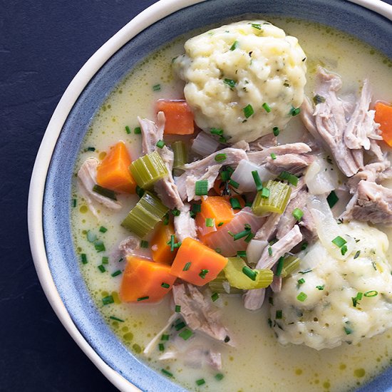 One Pot Chicken and Dumplings