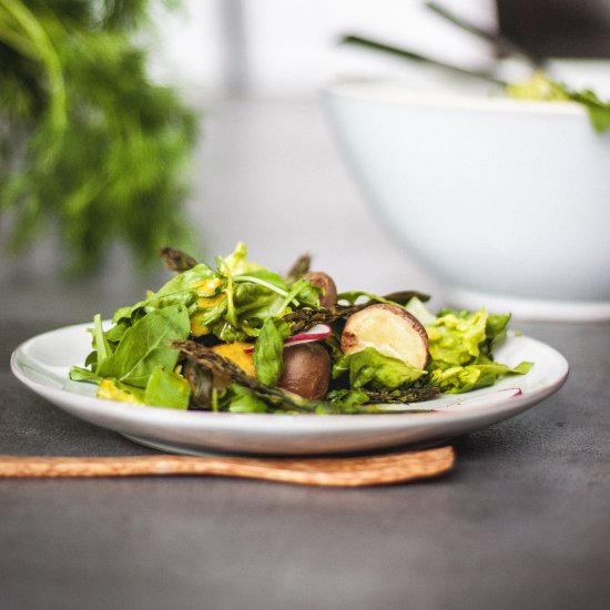 Spring potato salad